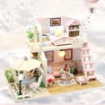 thumbnail image 1 of Casa De Muñecas De Madera, Encantadora Casa De Muñecas En Miniatura Hecha A Mano, Imaginación Decorativa 3D, Realista Para Niños, 1 of 7