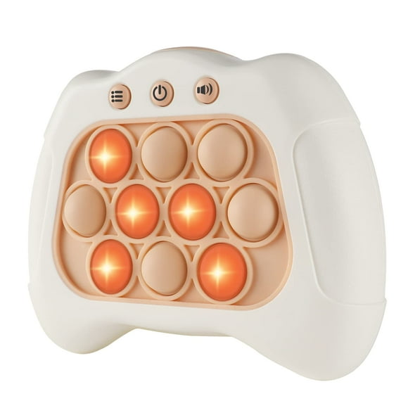 ¡Explota el objetivo! Máquina de juego portátil de empuje de velocidad: un divertido juego multijugador para la familia. Juguete Fidget Game para 6 7 8 9 10 11 12 años Blanco