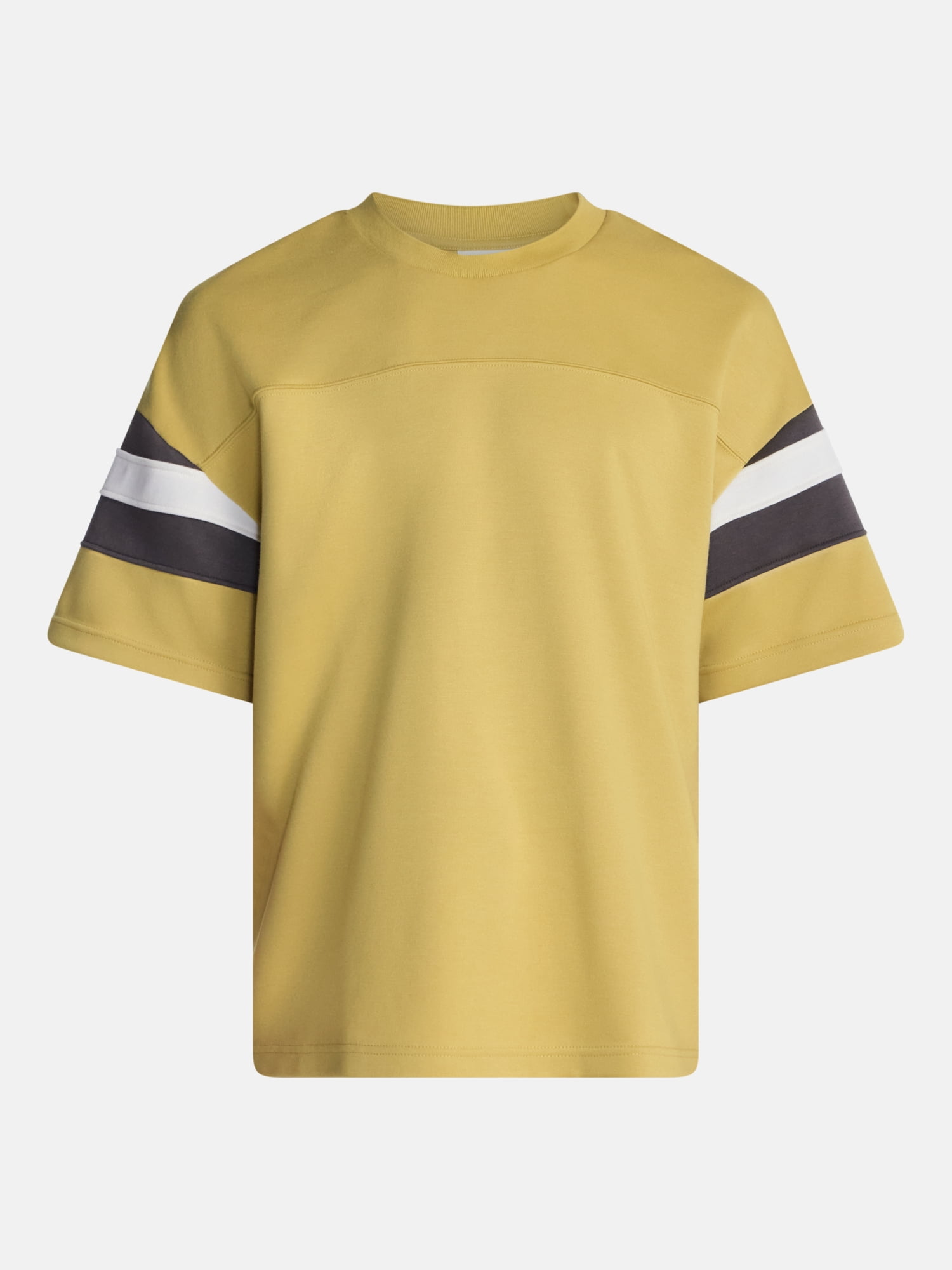 No Boundaries Sporty Color Block Tee with Short Sleeves, Men's & Big Men's XS-5XB