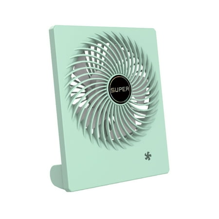 

ZYmall Mini Fan Silent Gentle Wind Portable Fashion 3-speed Wind Desk Cooling Fan for Dorm
