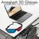 thumbnail image 4 of 3D Anaglyph Glasses for TV, Movies, Games, and DVDs - 5-Pack Red & Blue Dimensional Vision Goggles, 4 of 5