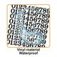 thumbnail image 2 of 5 Sheets Arabic Number Stickers 1 Inch Number Stickers Waterproof Vinyl Self-adhesive Removable Office Home Cup Decoration Lable, 2 of 4