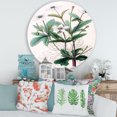 thumbnail image 2 of Designart 'Ancient Plant Life XXI' Traditional Circle Metal Wall Art 29x29 - Disc of 29, 2 of 5