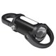 thumbnail image 1 of Mini LED COB Linterna llavero recargable por USB, luz de trabajo para acampar (negra), 1 of 3