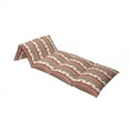 thumbnail image 4 of Christmas Floor Pillow Lounger Cover, Chinese Style Lettering Merry Christmas Deer Pines Stars Border Lines, Nap Mat Printed Fabric Case for 5 Pillows, 88" x 36", Green Dark Coral White, by Ambesonne, 4 of 5