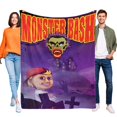 thumbnail image 1 of Monster Bash anti-pilling, suave, ligera, esponjosa y acogedora de lujo para hogar y cocina – Perfecta para niños y adultos,130X150cm, 1 of 6