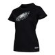 thumbnail image 2 of NFL Playera Aficionado Básica Philadelphia Eagles Negro para Mujer, Talla Grande, 2 of 5