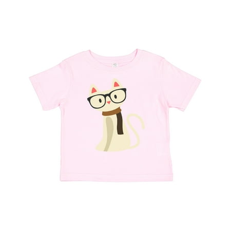 

Inktastic Hipster Cat Boys or Girls Toddler T-Shirt