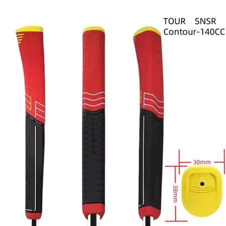 Red Tour SNSR Contour Pro Straight Putter 140CC Grip Stability Golf Club Grip 1 pcs
