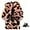 Leopard Pink, variant on Plush Rabbit Case for Samsung Galaxy A12 5G,Cute Girls 3D Bunny Ears Case Soft Warm Winter Fluffy Furry Hairball Faux Fur Shockproof Back Cover with Diamond Chic Bowknot,Black and White