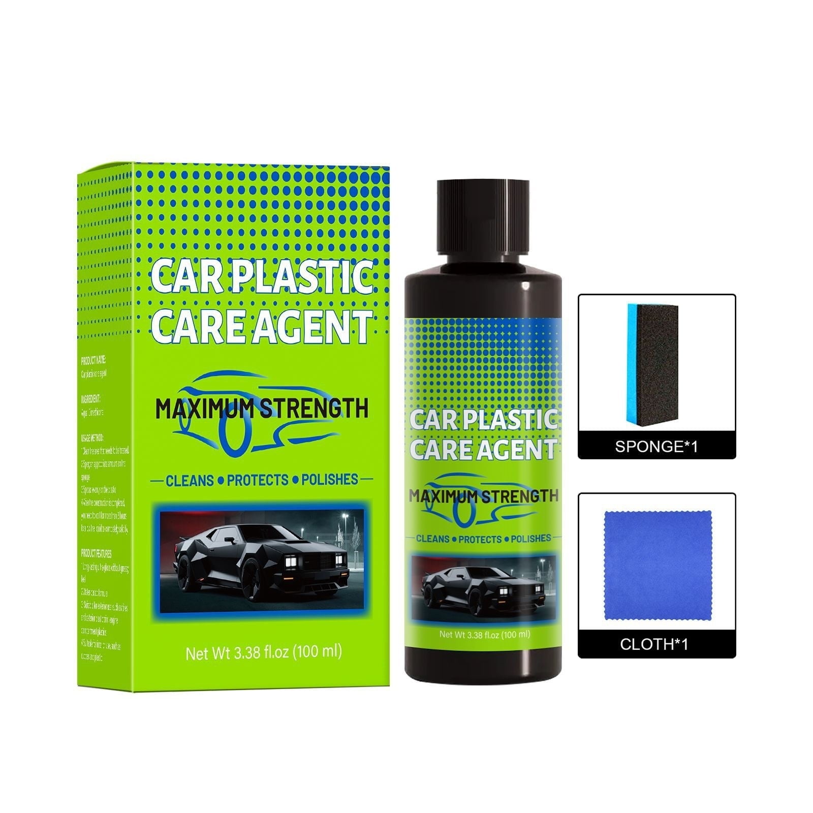 Automotive Interior Restorer Polish Scratch Remover Multifunctional Protective Coating Agent 100ml