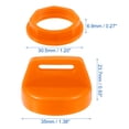 thumbnail image 3 of Unique Bargains 2 Ensembles de Capuchons de Clé d'Allumage UTV ATV 5433534 avec Écrou pour Polaris pour Ranger Brutus RZR Orange, 3 of 7