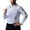 White, variant on Men's Catering Chef Workwear Chef Outfit Long Sleeve Top Cardigan Shirt