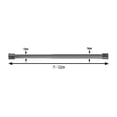thumbnail image 3 of Cortinero Deco Plata, 71 - 122 cm, Diametro 5/8", 3 of 4