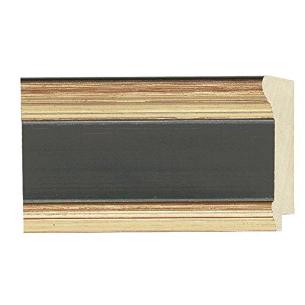 Picture Frame Moulding (Wood) 18Ft Bundle Traditional Gold Finish 3