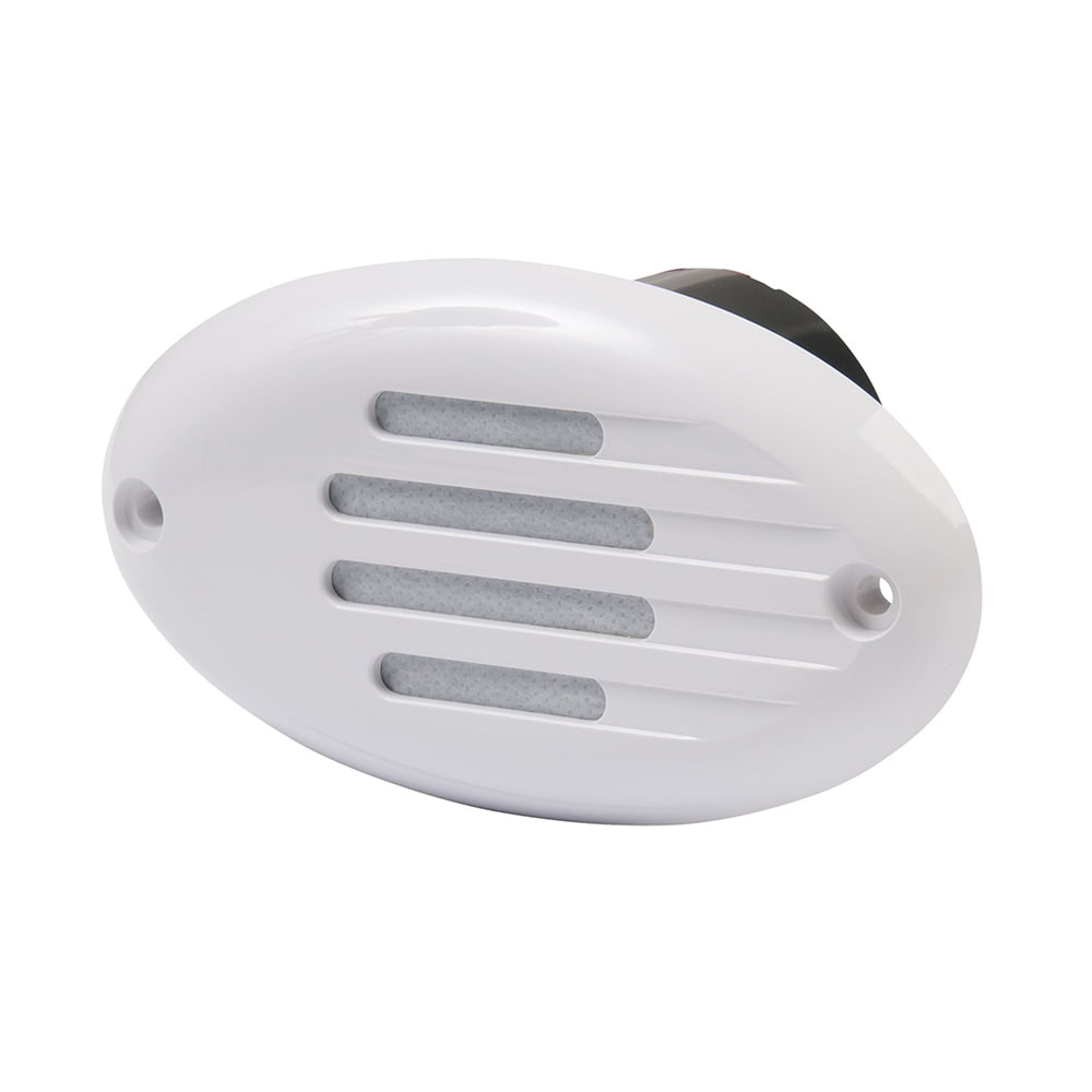 Marinco 10001 Mini Twin Compact Electric Horn - 12V, 109dB, Stainless Steel - Loud & Durable For Boats, Trucks, ATVs
