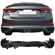 Ikon Motorsports Compatible with 17-18 Hyundai Elantra SPW Style Rear Bumper Diffuser Lip PP