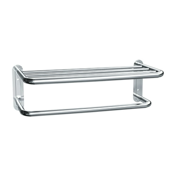 ASI 7311-20B - Towel Shelf w/ Drying Rod - Bright Stainless Steel - 20"L - Surface Mounted
