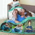 thumbnail image 5 of Personalised Blanket Custom Blanket with Collage Photos Text, Custom Soft Flannel Blanket for Family Friends Kids Couple, Personalized Gifts for Christmas Xmas New Year Birthday Wedding Anniversary, 5 of 6