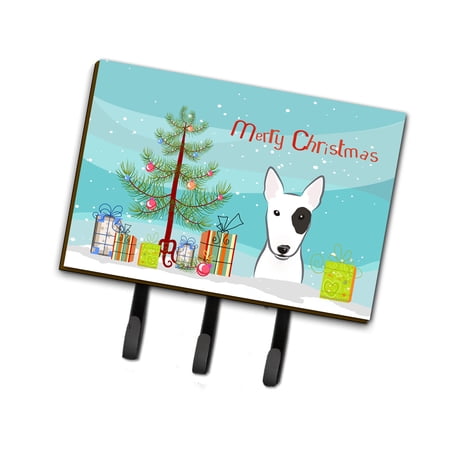 Carolines Treasures BB1581TH68 Christmas Tree & Bull Terrier Leash or Key Holder