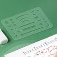 thumbnail image 4 of unbranded 3Ud Para Dibujos De Ingeniería Y Borrado Con Plantilla De Plástico Duradero Y Transparente, 4 of 8