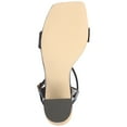 thumbnail image 5 of Journee Womens Tivona Mid Heel Ankle Strap Dress Sandals, Widths Available, 5 of 8