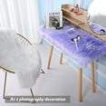 thumbnail image 7 of Junovo Luxury Fluffy Area Rugs Areary Rug for Bedroom Shaggy Rugs Area Carpet for Living Room Bedroom Room,2'x3',Lavender, 7 of 7
