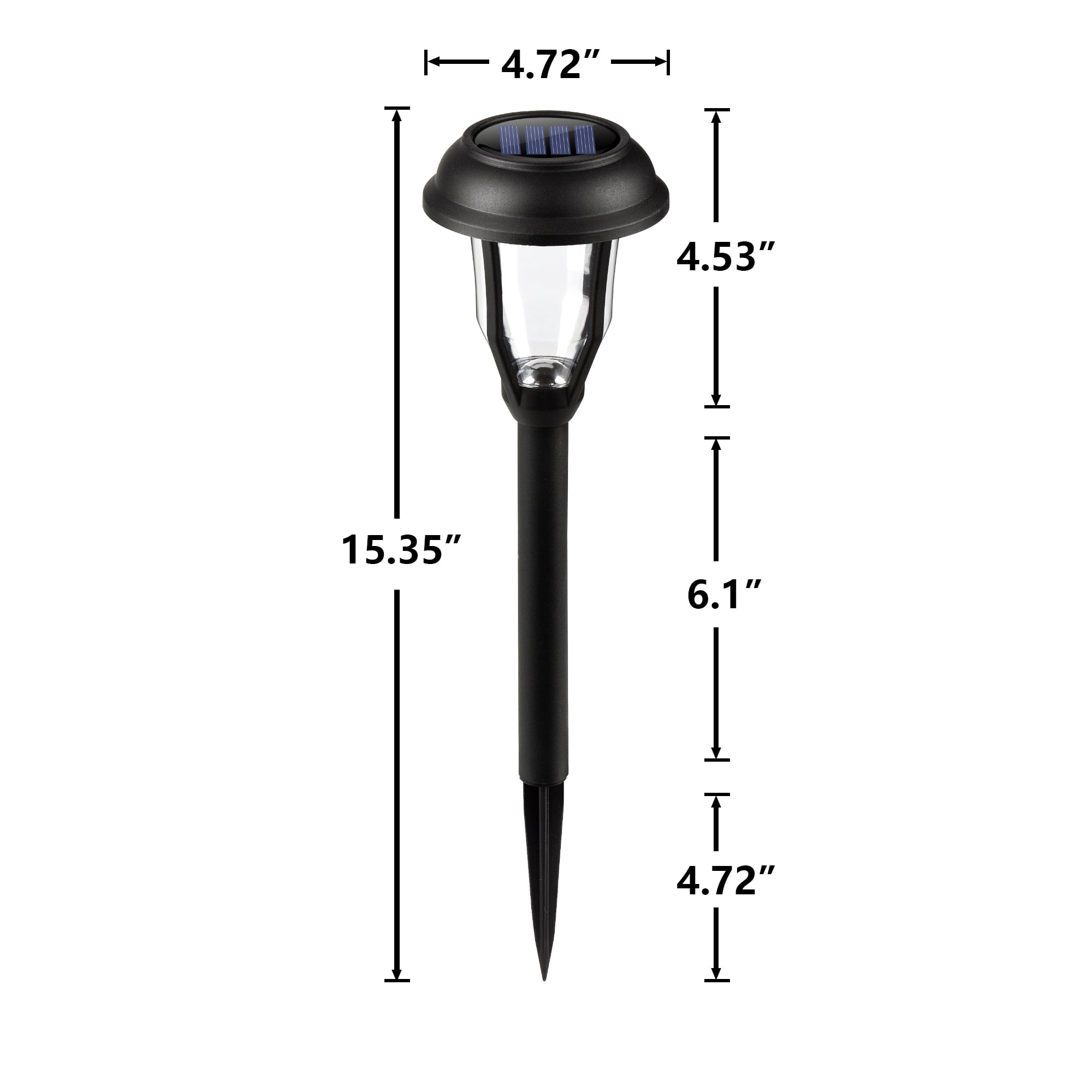 FKHouse Solar Path Lights Outdoor, LED Garden Lights Solar Pathway Lights Outdoor (8 Pack, Warm White)