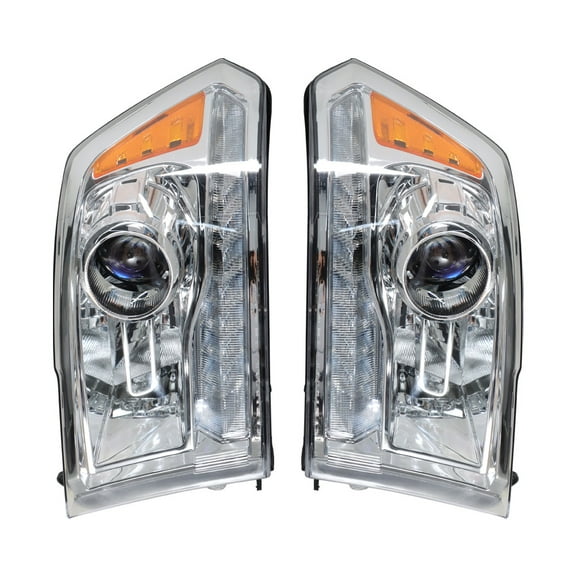LABLT Headlights Assembly Replacement for 2009-2018 Dodge Ram 1500 2500 3500 LED Tube Switchback Turn Signal Set - Passenger & Driver Side