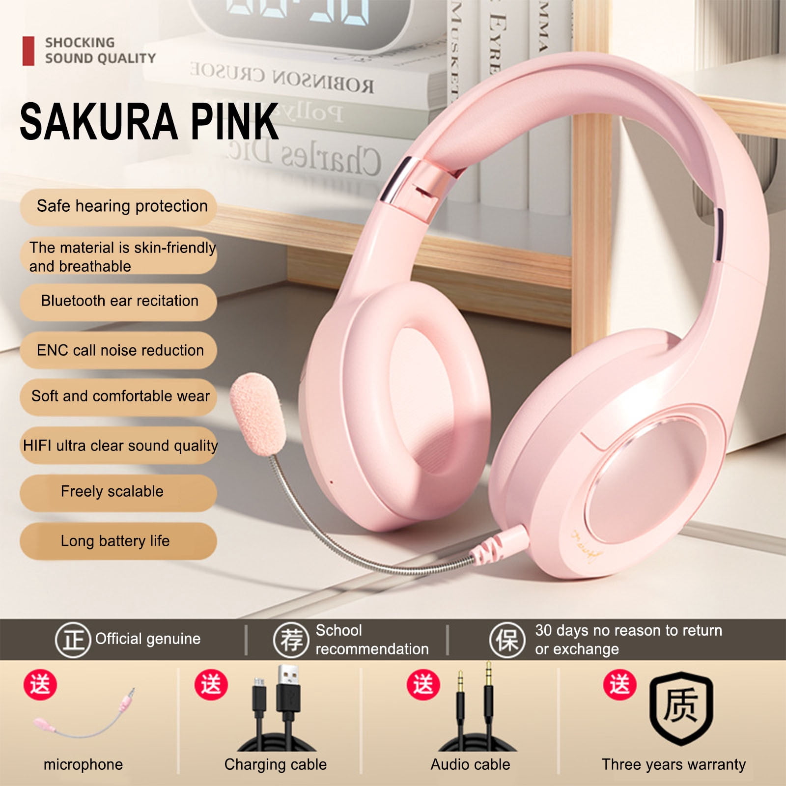 Kids Headphones Wired Headphone for Kids,Foldable Adjustable Stereo Tangle-Free,3.5MM Jack Wire Cord On-Ear Headphone for Children