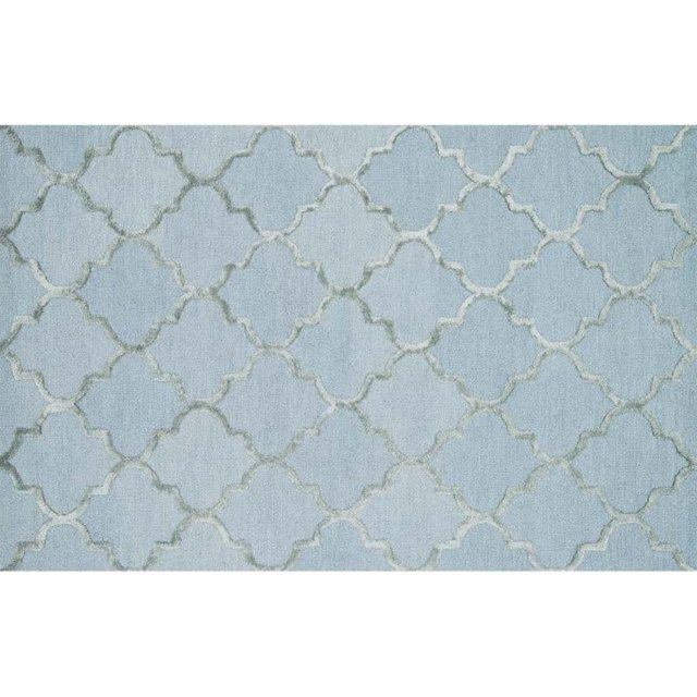 Loloi Panache 3'6" x 5'6" Hand Hooked Wool Rug in Mist