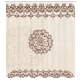 thumbnail image 3 of Ambesonne Ethnic Shower Curtain, Geometrical Swirls Lines, 69"Wx70"L, Beige Brown, 3 of 3