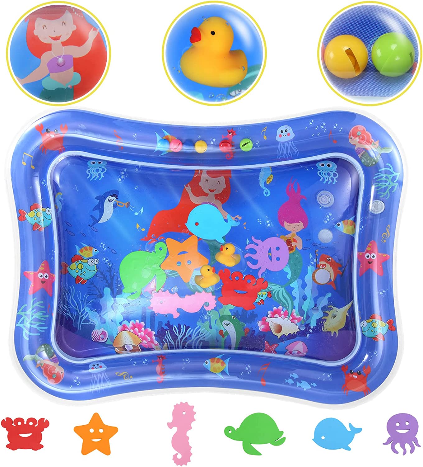 Tummy Time Mat, Premium Baby Tummy Time Activity Mat for 06 Months