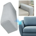 thumbnail image 3 of Couch Arm Covers Furniture Protector Washable Armchair Slipcovers (Light Gray), 3 of 9