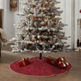 thumbnail image 6 of Kll Christmas Red Snowflakes Christmas Tree Skirt ,Party Decorations Farmhouse For Christmas Decorations Holiday Party, 6 of 8