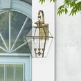 thumbnail image 4 of Livex Lighting Westover Outdoor Wall Lantern in Antique Brass, 4 of 14