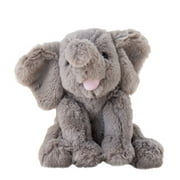 Stuffed Elephant Animal Grey Soft Elephant Plush Toy Doll Gift for Kids Girls Boys Birthday Baby Shower, Bed Nursery Room Decor
