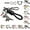 Blackb, variant on Weseecase Aluminum Alloy Dinosaur Charm Paired with a Hand-Woven Bracelet, Mini Dinosaur Keychain for Key, Backpack