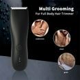 thumbnail image 5 of Body Hair Trimmer Pubic Hair Trimmer Hair Cutting Shaving Machine Body Groomer For Men Holiday Gift, 5 of 10