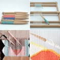 thumbnail image 2 of 2 Unidades Palos de lanzadera de madera mayimx Tejido de Agujas Herramienta DIY, 2 of 9