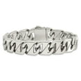 thumbnail image 4 of Stainless Steel Bracelet Chain Styles Link, Other Men's mm 8.5 in Chisel Polished Fancy Link, 4 of 6