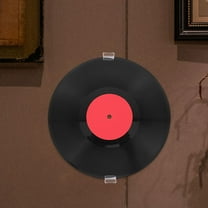 MLINS 20pcs Vinyl Record Wall Mount Acrylic Wall Record Holder Album Display Stand Rack For Book Art Storage Vintage Home Decoration