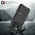 thumbnail image 2 of Feishell for iPhone 13 Wallet Case, with ID&Credit Card Holder Slots Pockets Wallet Back Cover Stand Flip Folio Leather Magnetic Absorption Cover For Apple iPhone 13 6.1", Black, 2 of 7