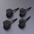 thumbnail image 3 of EeaseCA 4 Pcs Ailes de Fléchettes Transparentes à Filetage Fin, Accessoires de Fléchettes pour Vols de Fléchettes, Sports Intérieurs et Extérieurs, Ailes de Queue de Fléchettes (Fin et Petit Filetage, Noir), 3 of 7
