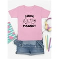 thumbnail image 3 of Chick Magnet T-Shirt Juniors -Smartprints Designs,  x-Small, 3 of 4
