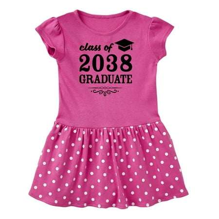 

Inktastic Class of 2038 Graduate with Graduation Cap Gift Baby Girl Dress