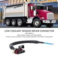 thumbnail image 3 of Low Coolant Sensor Repair Connector, W094112 Easy Install Replacement Coolant Sensor Repair Connector Pigtail Plastic  for 389 335 388 2008-2010, 3 of 7