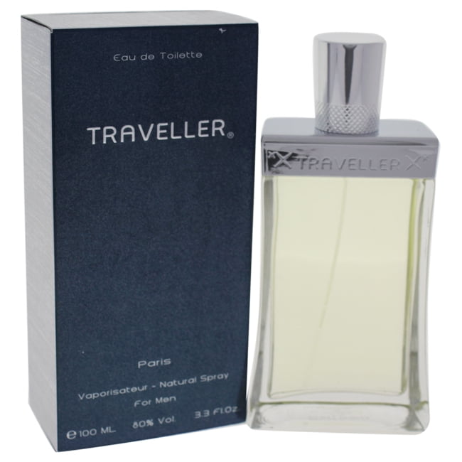 Paris Bleu Traveller Eau de Toilette, Cologne for Men, 3.3 Oz
