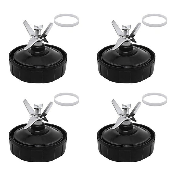 4X Piezas de Licuadora de Cuchillas para , Cuchillas Extractoras de 7 Aletas de Repuesto Aptas para Auto IQ BL480 488W -Resistente, FáCil de Limpiar