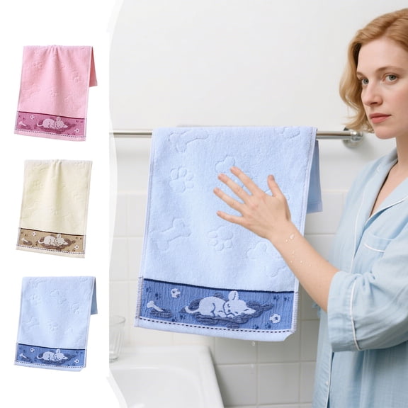 Tyidzon Soft Premium Washcloths 13 x 29 Inches Quick Drying, Highly Absorbent Hand Towels, Bathroom Wash Clothes for Bathroom, Hotel, Spa, Facial, Fingertip Towel